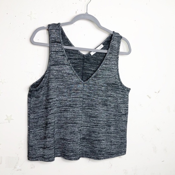RAG & Bone black & grey v- neck tank top - Picture 7 of 11